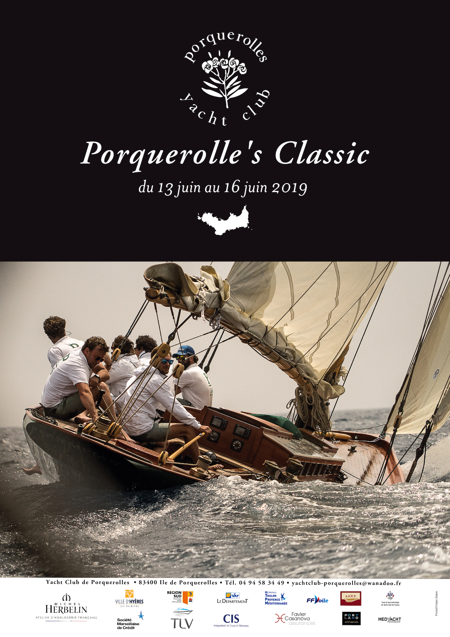 l’horloger français MICHEL HERBELIN, partenaire de la Porquerolle’s Classic depuis cinq ans – 13 – 16 juin 2019