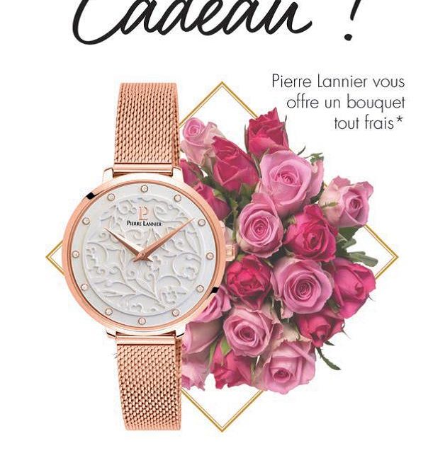 L’horloger français PIERRE LANNIER et le fleuriste AQUARELLE célèbrent les mamans !!