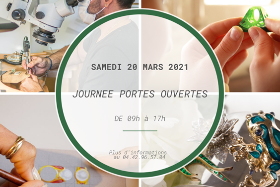 Ecole Provençale de joaillerie : Journée Portes Ouvertes le samedi 20 mars 2021