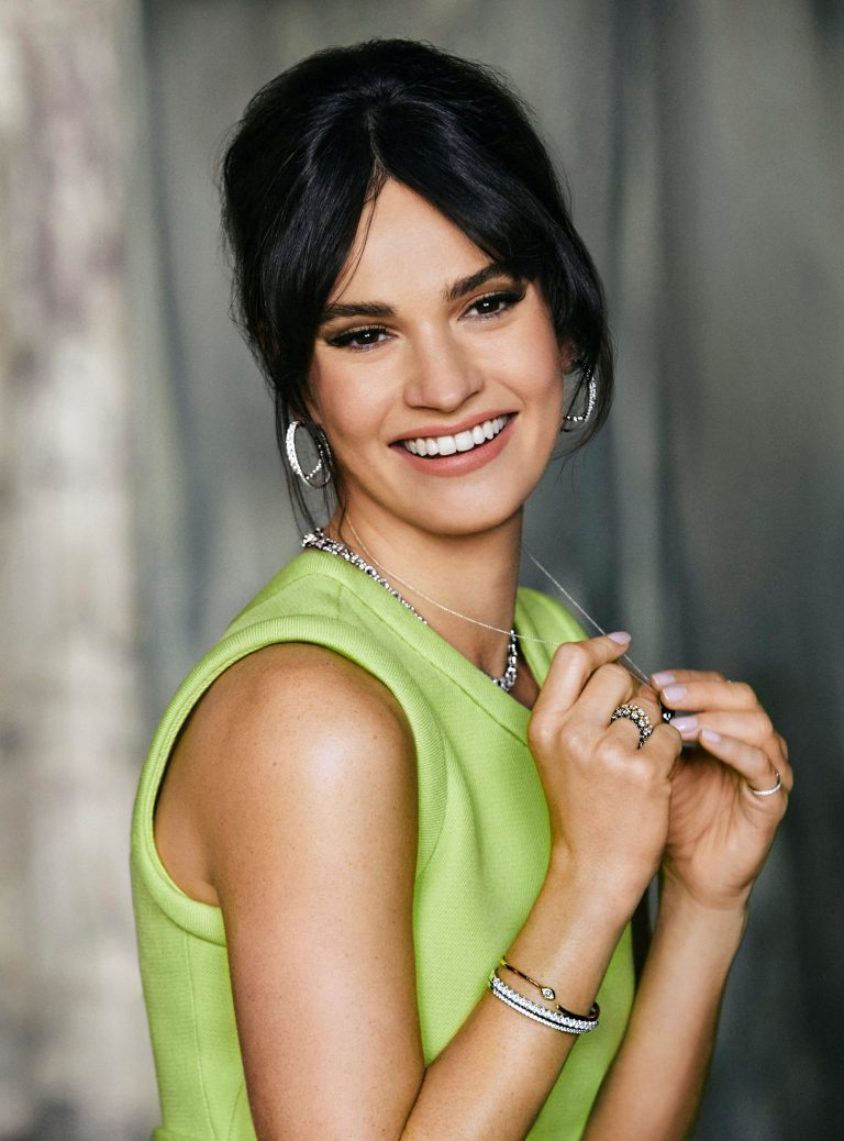 Lily James, nouvelle ambassadrice mondiale du Natural Diamond CounciL