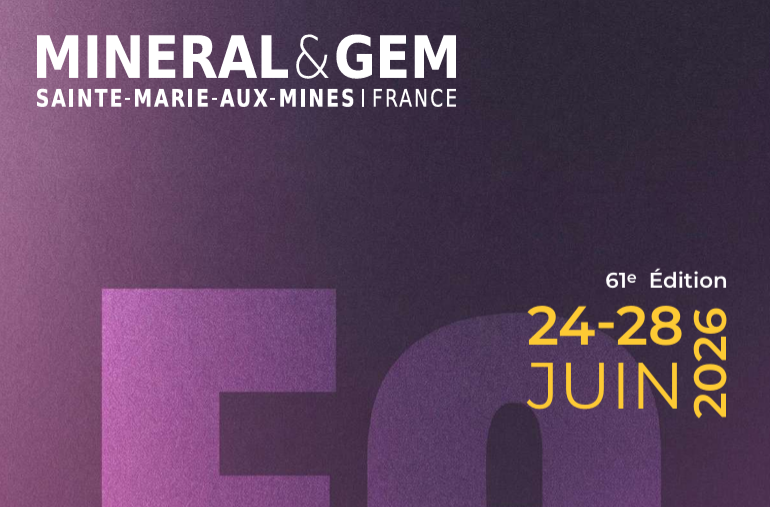 02/06/2026 – Salon MINERAL & GEM 2026, du 24 au 28 juin